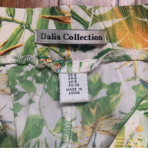 ISO Dalia Collection Mirrored Tropics Flowy Wide Leg Pant - Size 8 - Picture 6 of 11